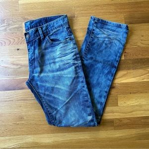 Black Label bleached jeans